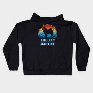 Tibetan Mastiff Vintage Design Dog Kids Hoodie